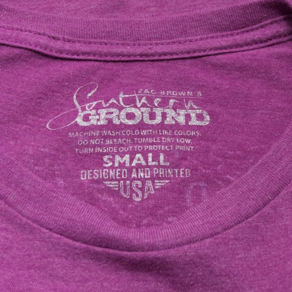 Zac Brown Band Tee Shirt Sugar Skull Concert 2109X - Picture 4 of 4